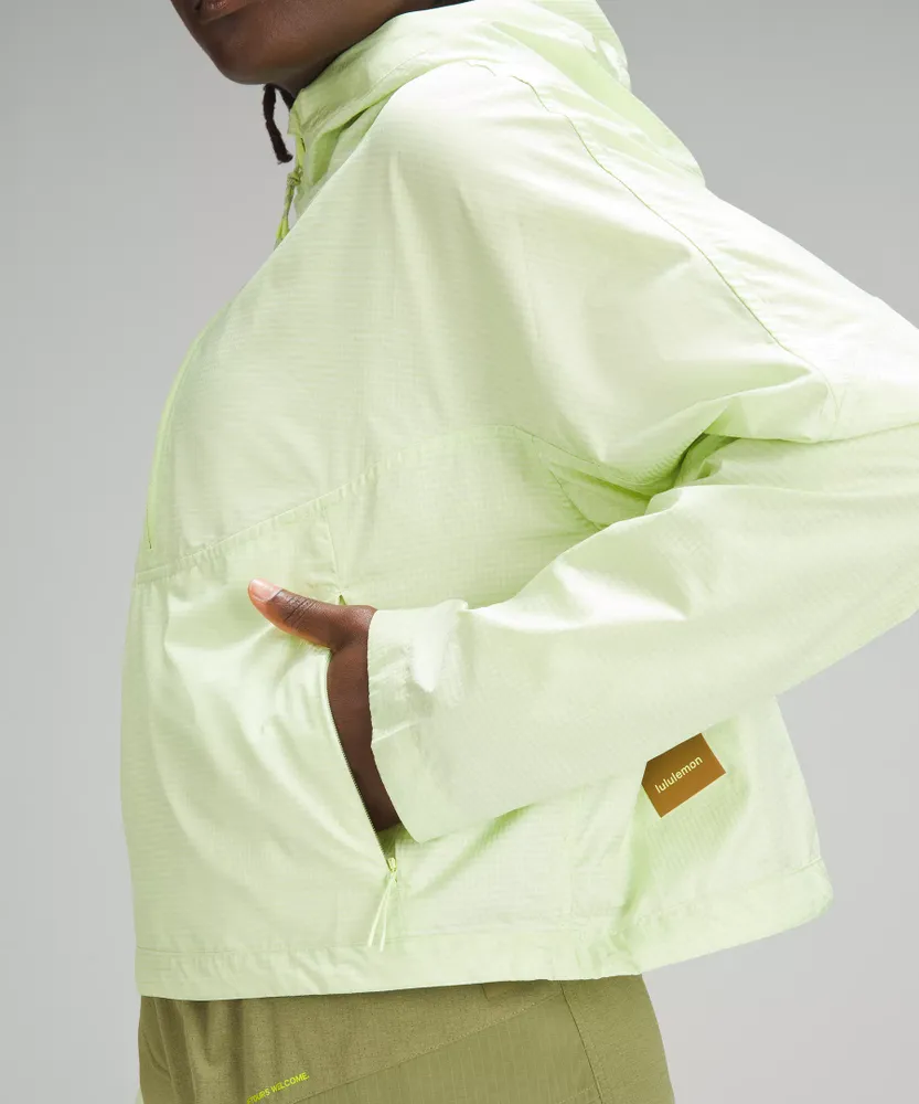 Cinch jacket with outlet lime green