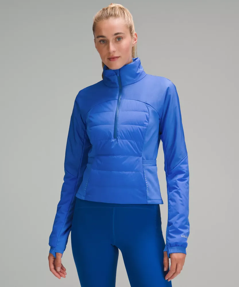 Lululemon athletica Down for It All Cropped Half-Zip Pullover