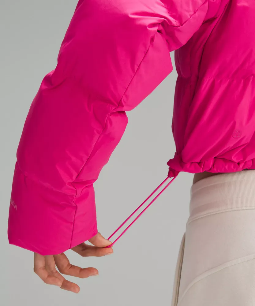 Lululemon Wunder Puff Super-Cropped Jacket - Heathered Raw
