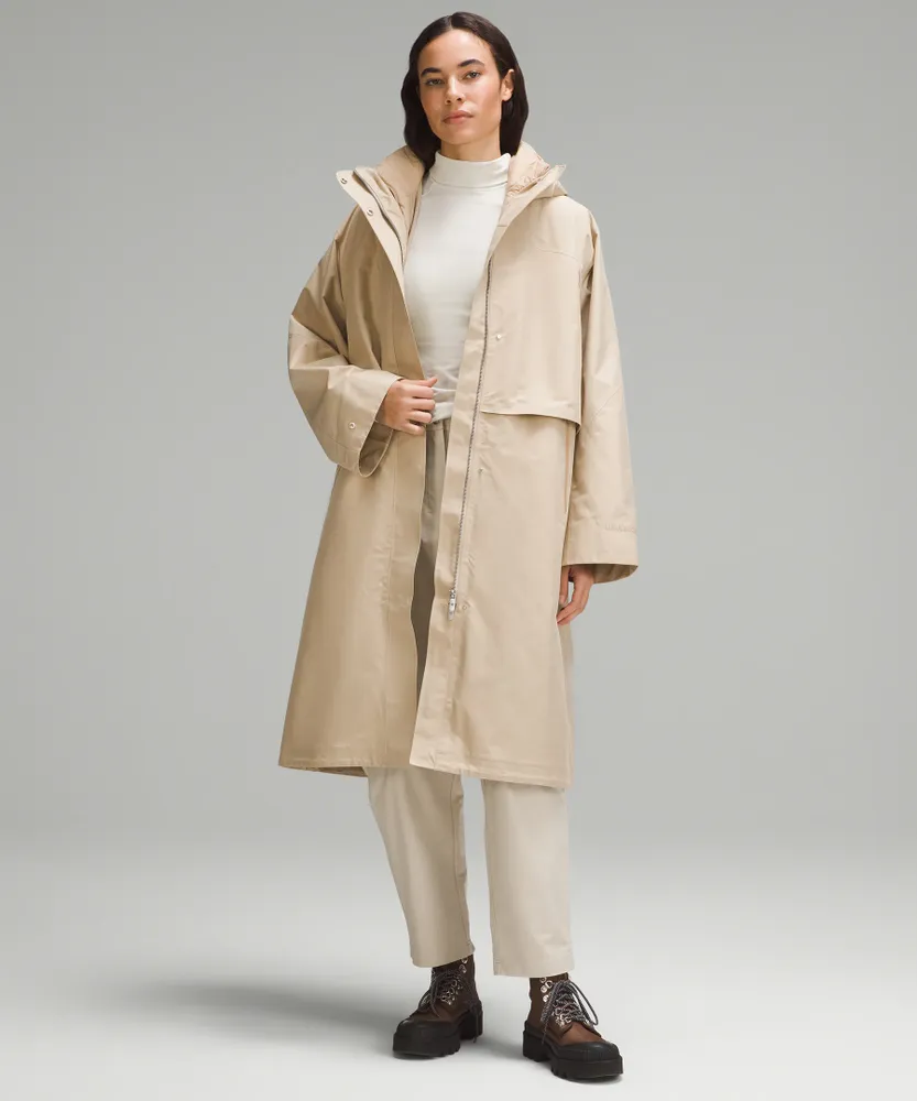 Insulated rain shop coat womens