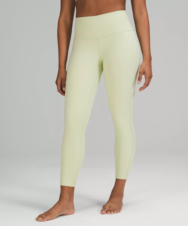 Lululemon light green on sale leggings