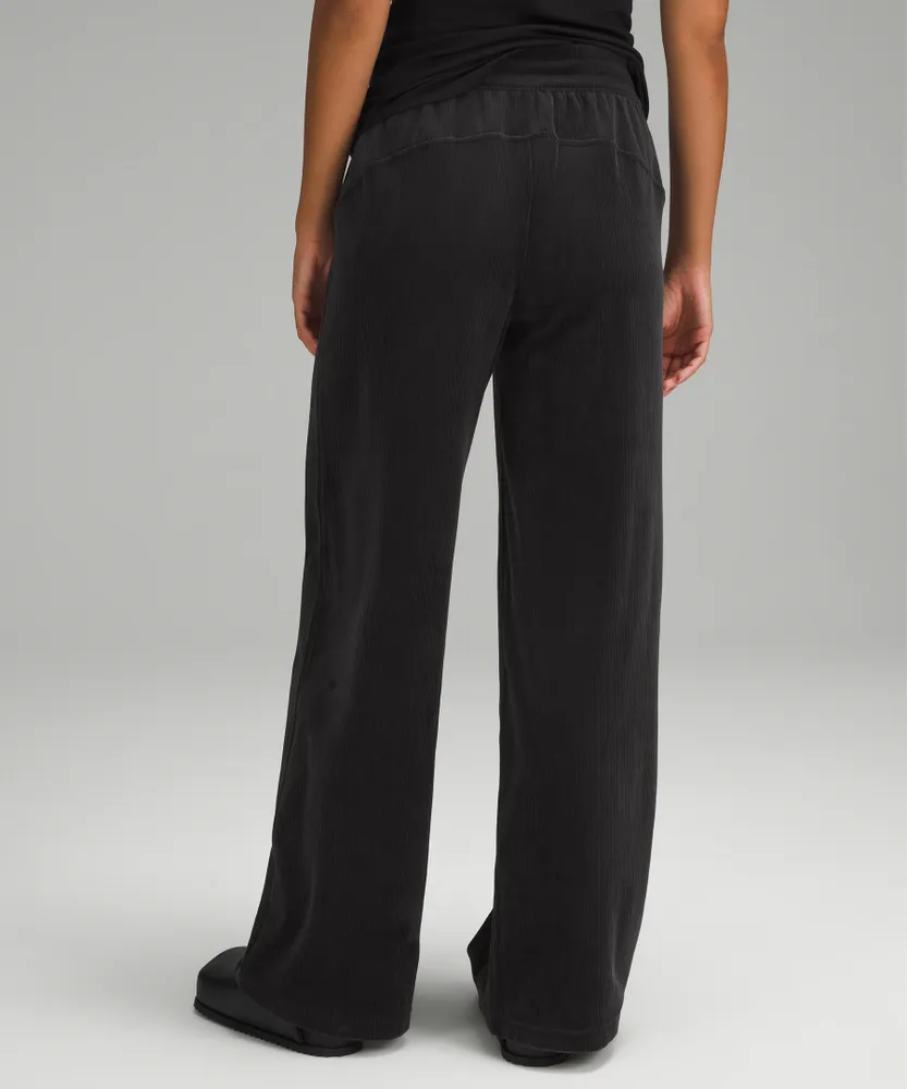 Lululemon athletica Scuba Mid-Rise Wide-Leg Pant *Velvet Cord | Women's ...