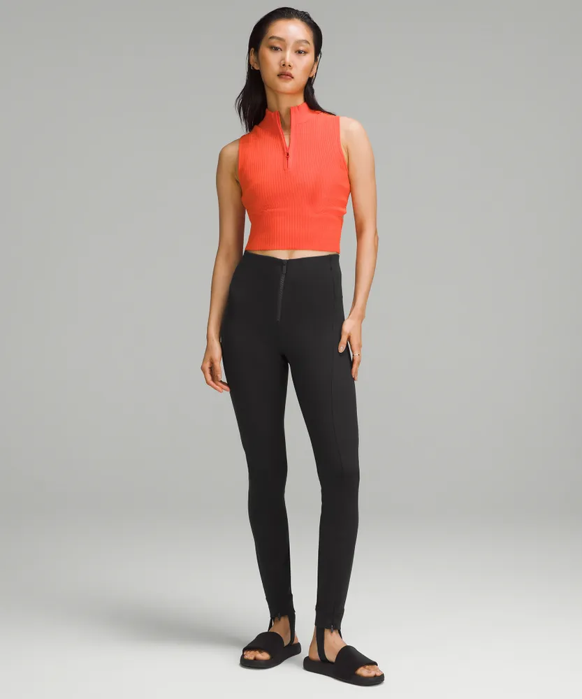 Lululemon athletica Pull-On Zip-Front High-Rise Pant *Full Length