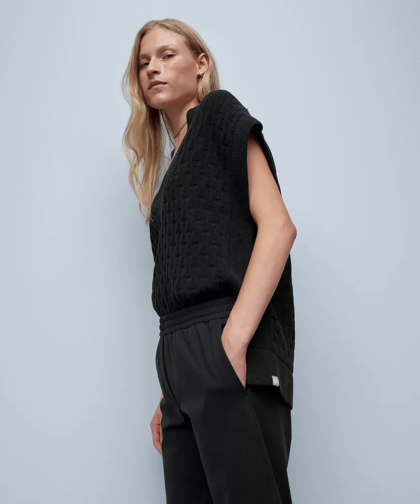waist belt volume pants – louren store