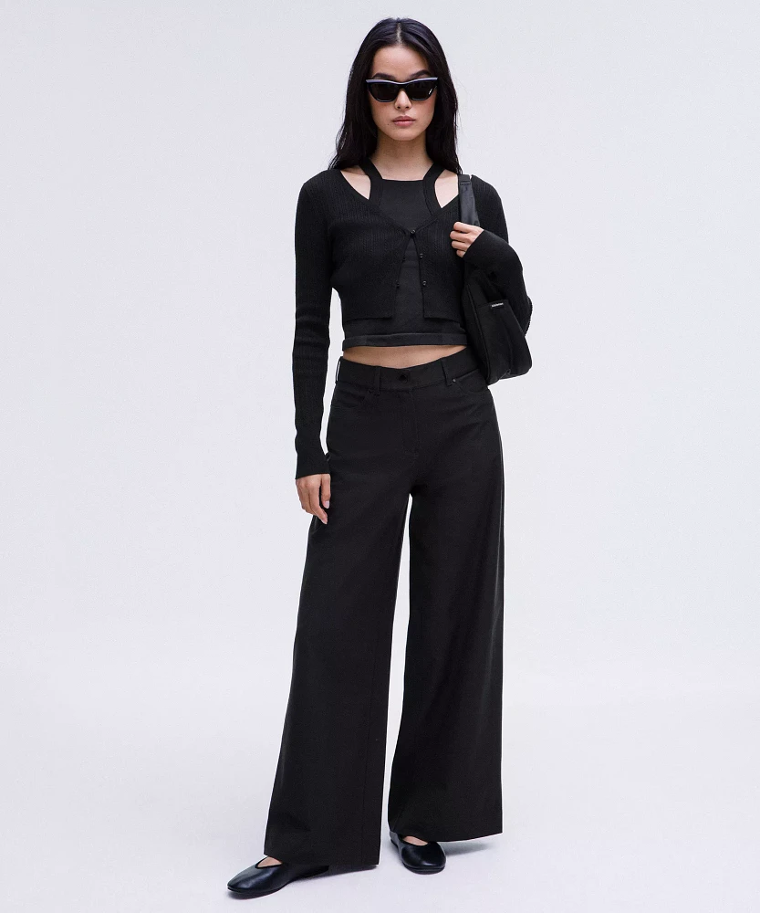 Lululemon athletica City Sleek Utilitech Extra-Wide-Leg Pant Lululemon athletica City Sleek Utilitech Extra-Wide-Leg Pant