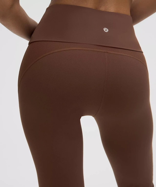Lululemon athletica Groove Nulu Foldover-Waist Flared Pant at