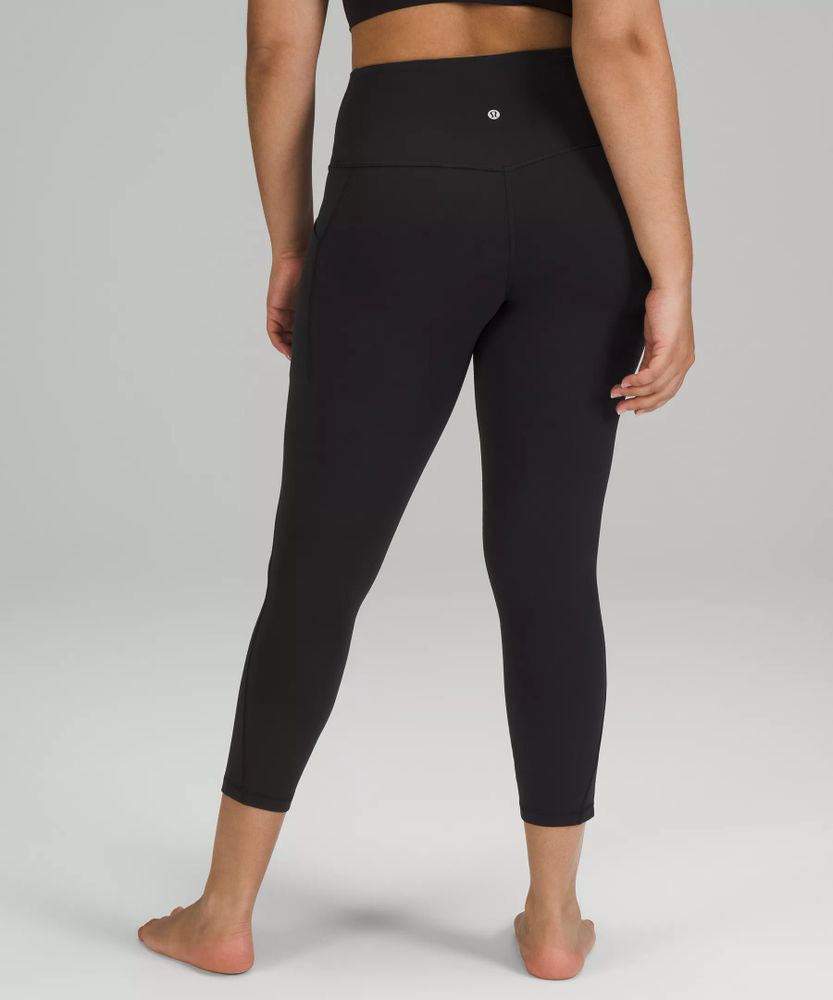 Lululemon crop clearance leggings with pockets