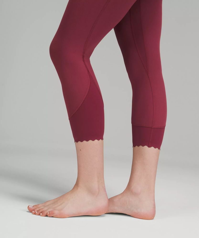 Lulu scalloped sale leggings