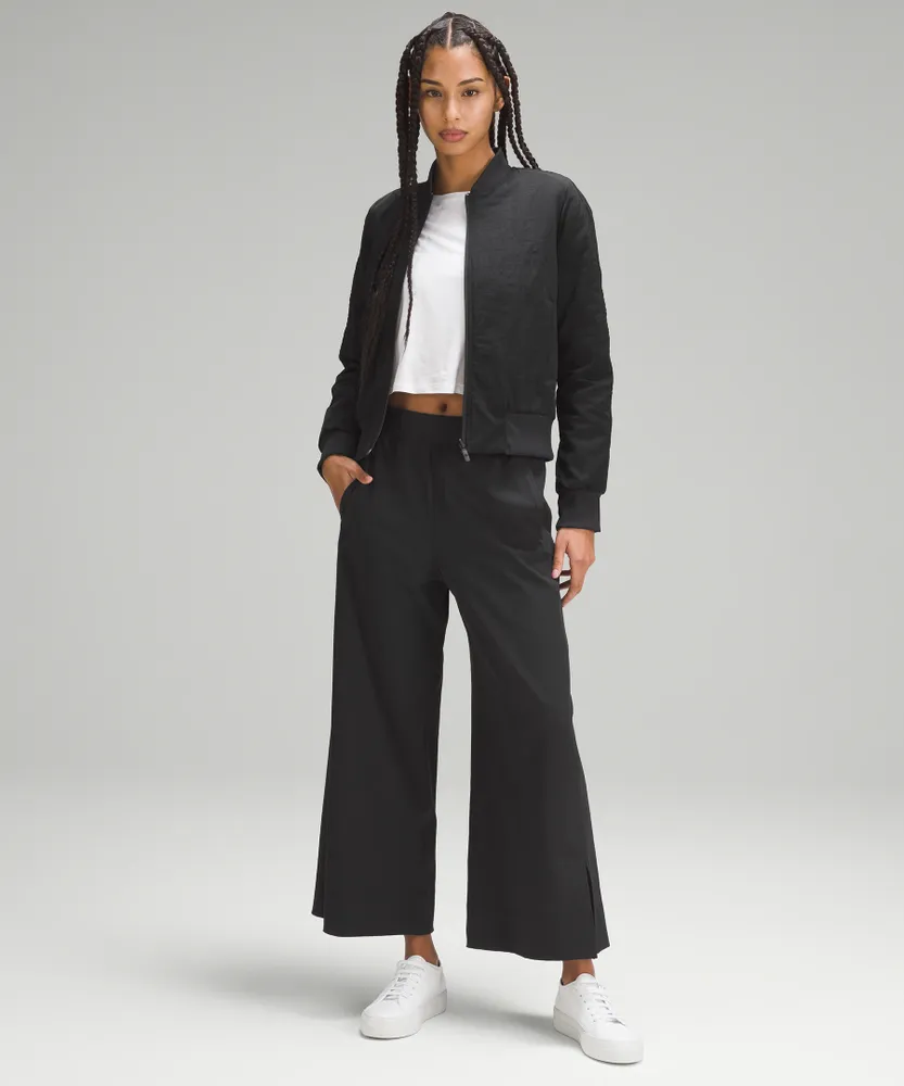 Lululemon athletica Stretch Woven High-Rise Wide-Leg Cropped Lululemon athletica Stretch Woven High-Rise Wide-Leg Cropped