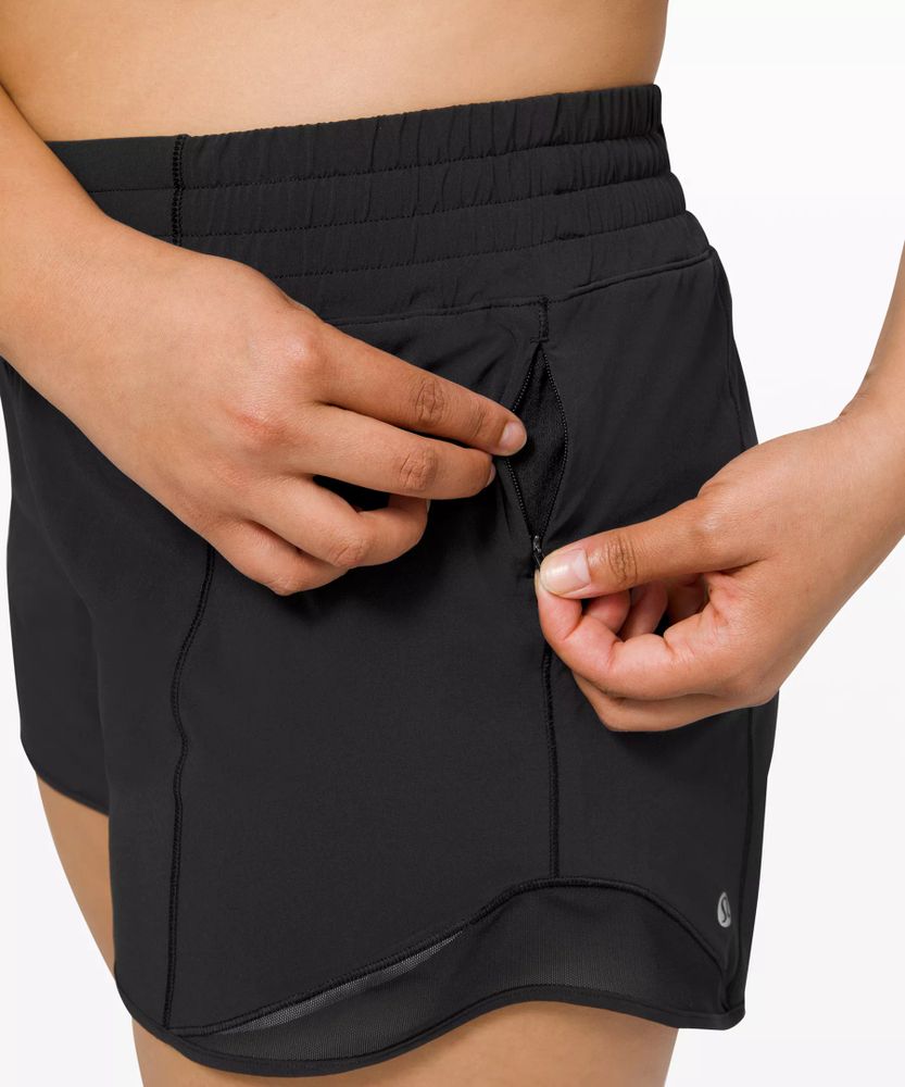 Lululemon black deals athletic shorts