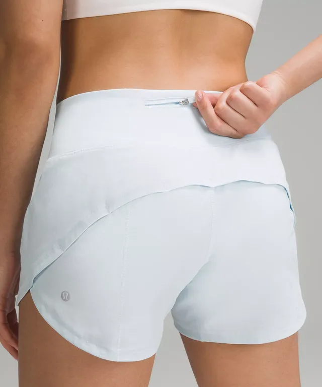 Lululemon white speed on sale shorts