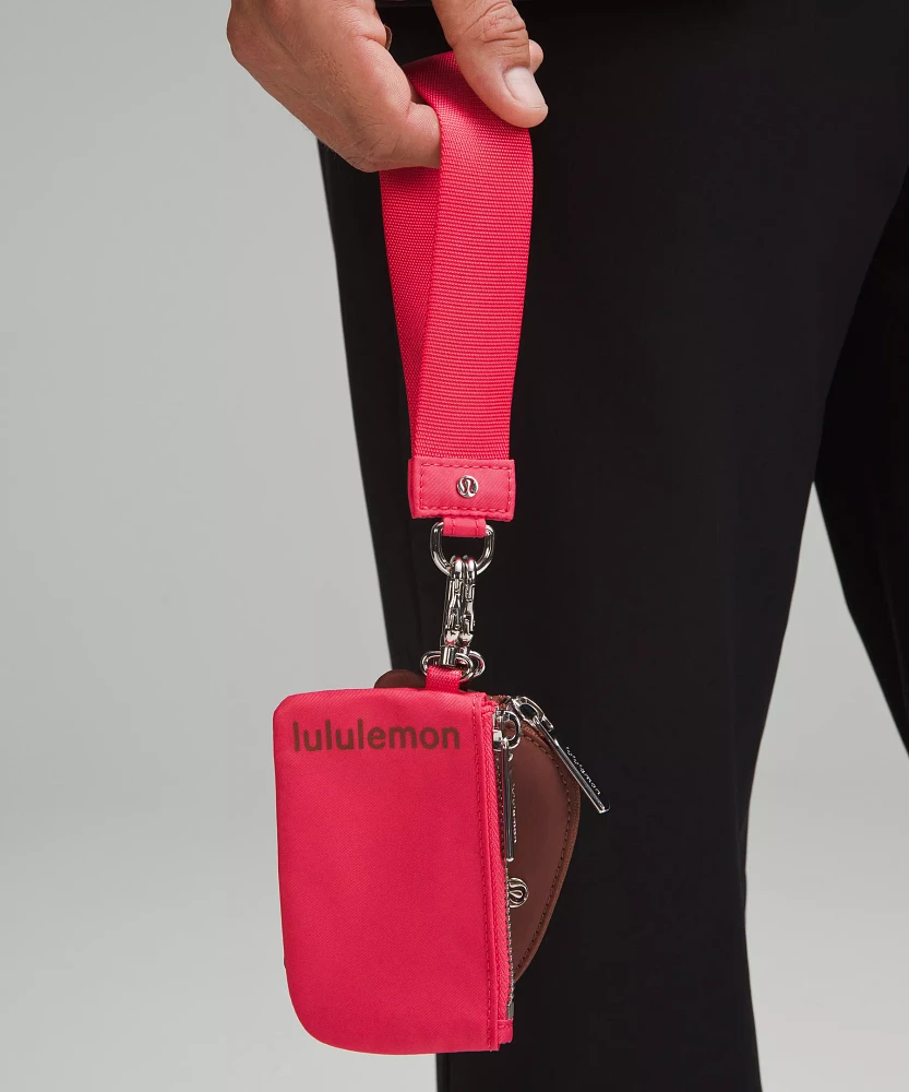 Lululemon Peony dual pouch selling Wristlet