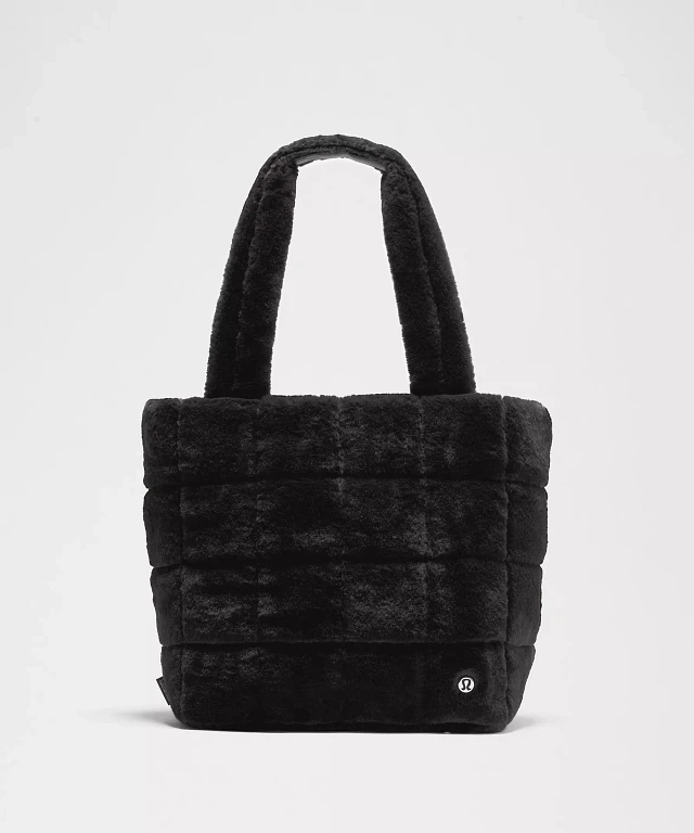Lululemon athletica Quilted Grid Tote Bag 12L *Plush Fleece