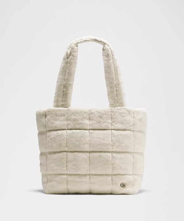 Lululemon athletica Quilted Grid Tote Bag 12L *Plush Fleece