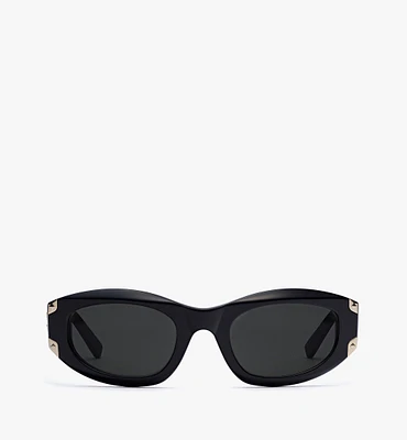 Shop Ralph Lauren Polo Oval Sunglasses at Beverly Center in