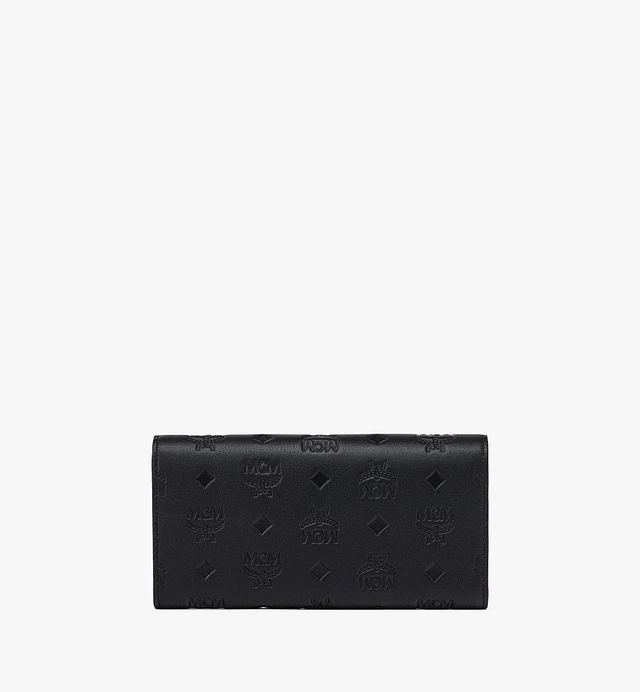 Leather [MCM]★韓国人気★Aren Monogram Card Embossed Case