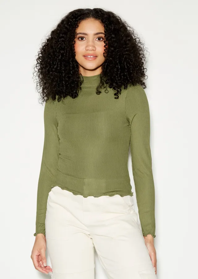 Lettuce mock clearance neck