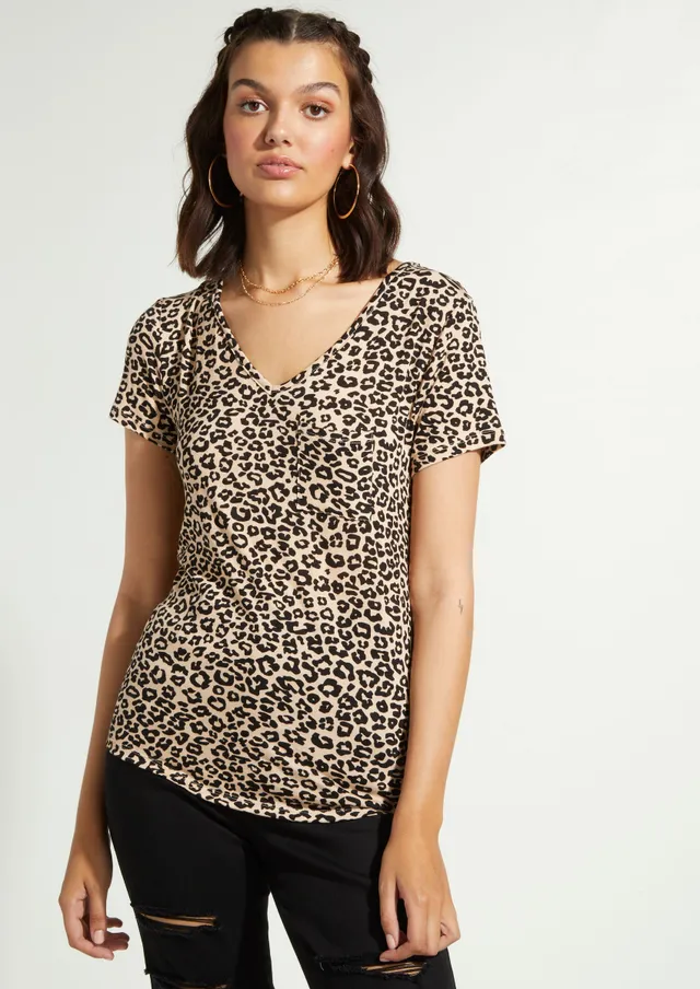 Chico's Cheetah Print Clip Dot Jacquard Shirt | Hamilton Place