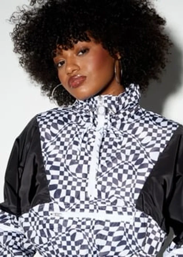 Rue 21 2025 checkered windbreaker