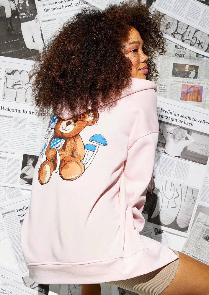 Teddy bear pastel outlet hoodie