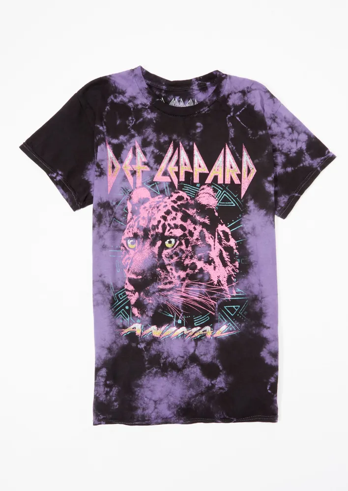 Def leppard best sale tie dye shirt