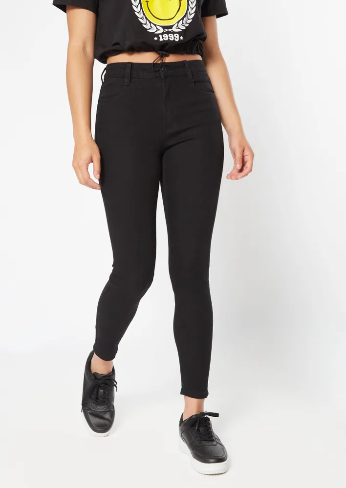 Black jeggings outlet with belt loops