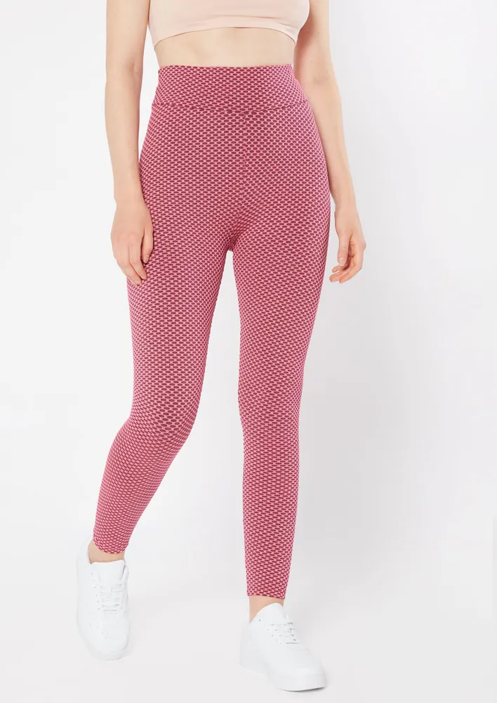 Rue21 Honeycomb Mesh Ruched Back Leggings | Hamilton Place