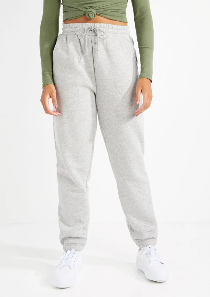 Grey boyfriend online joggers