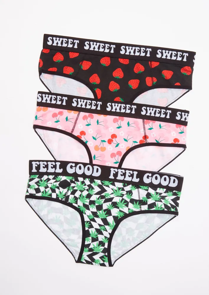 Rue21 3 Pack Fruity Checkered Boy Leg Undies Set Alexandria Mall