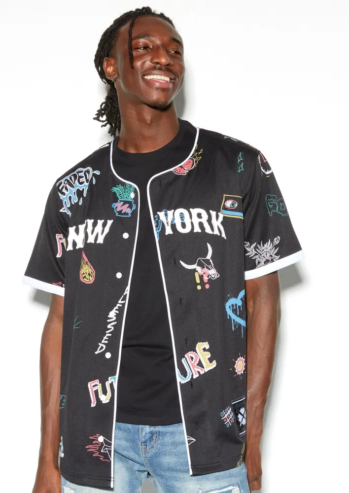 Graphic cheap baseball jersey