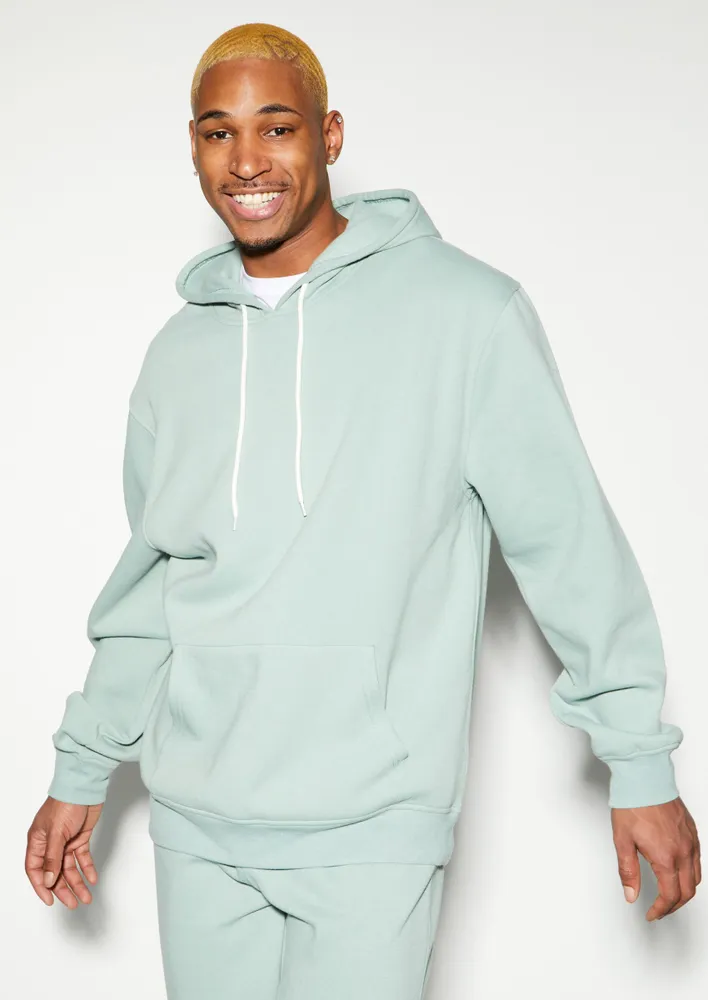 Green pullover online hoodie