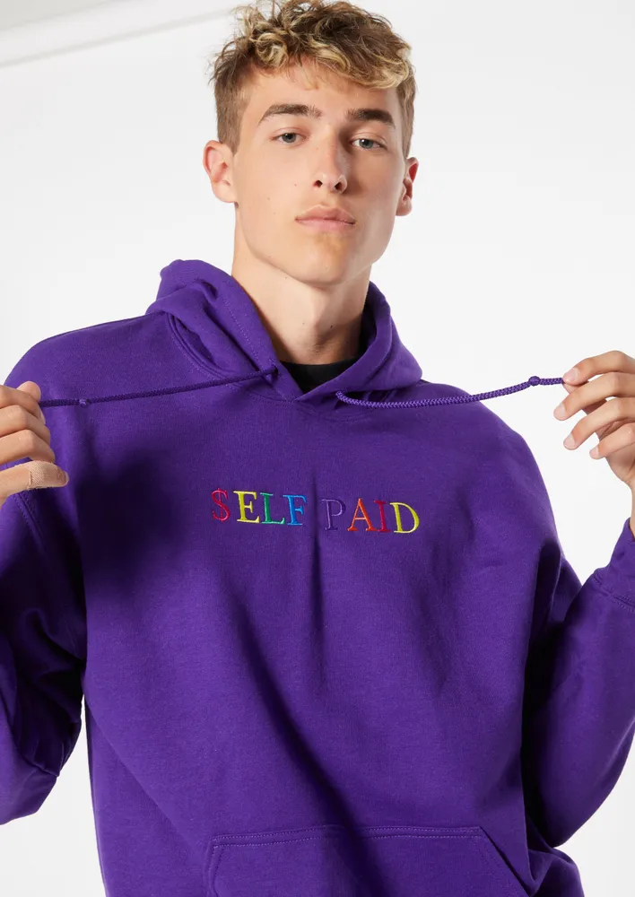 Purple best sale ripndip hoodie