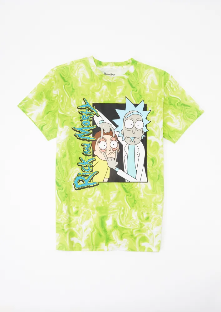 Tie dye rick cheap and morty sweatshirt