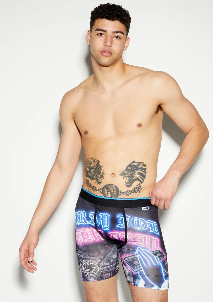 Rue21 PSD Pray For Drip Print Boxer Briefs Brazos Mall