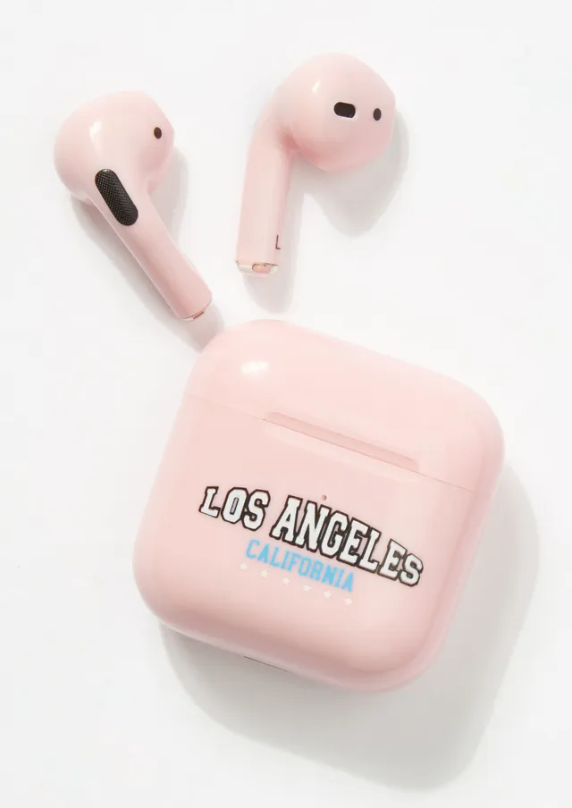 Rue21 Light Pink Varsity LA Truebuds Wireless Earbuds Alexandria