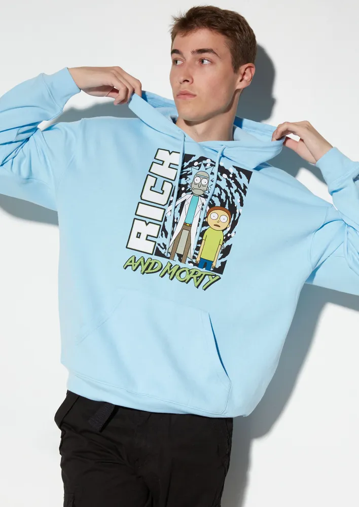 Rick and morty store graphic hoodie