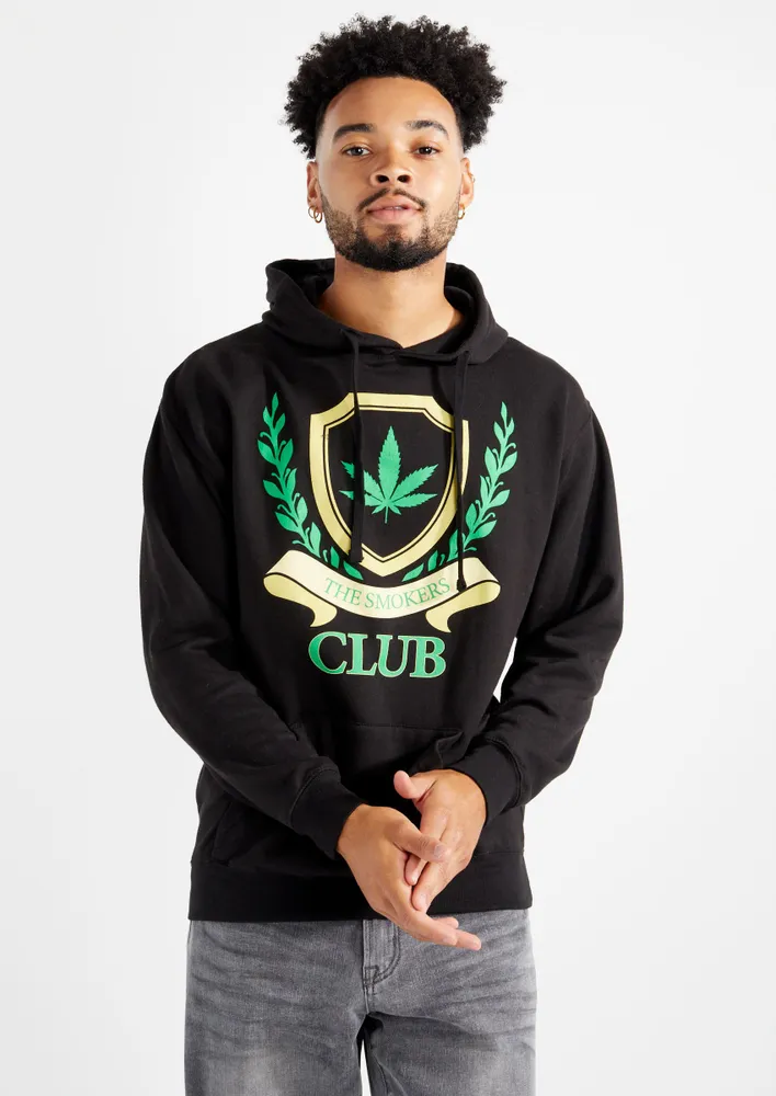 Rue21 Smokers Club Weed Leaf Graphic Hoodie Pueblo Mall