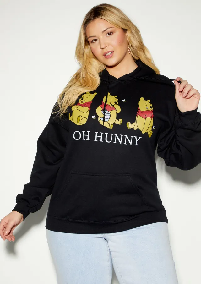 Rue21 Plus Pooh Bear Oh Hunny Graphic Hoodie Hamilton Place