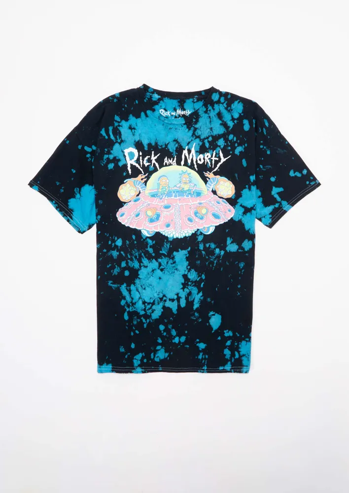 Tie dye rick store and morty sweatshirt