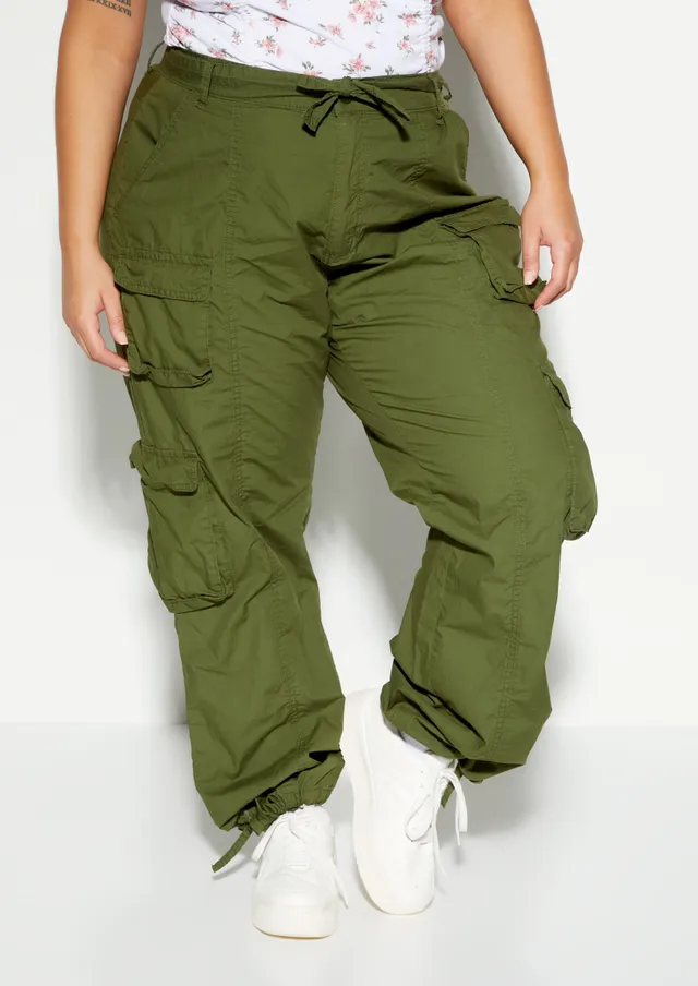 Rue21 Plus Olive Y2K Cargo Pants | Pueblo Mall