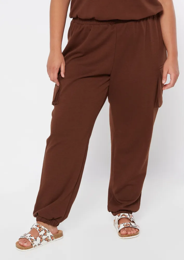 French terry cargo online street joggers for women