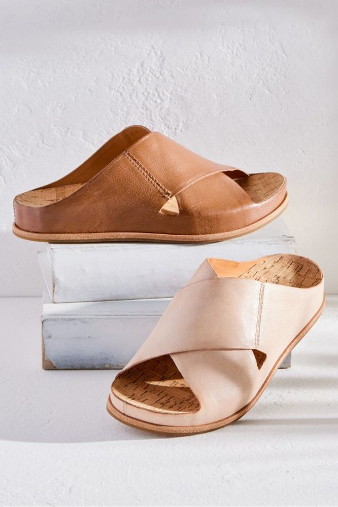 Soft Surroundings KorkEase Tutsi Crossband Slide The Summit