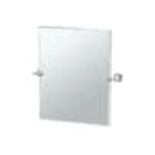 Tavern 20 in. W x 24 in. H Frameless Rectangular Beveled Edge Bathroom  Vanity Mirror in Polished Nickel