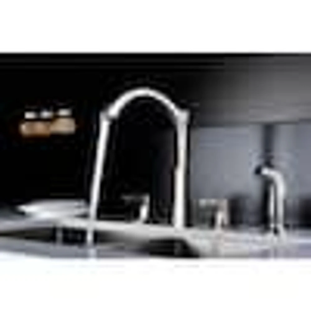 ANZZI Soave Series 2-Handle Standard Kitchen Faucet in Brushed 