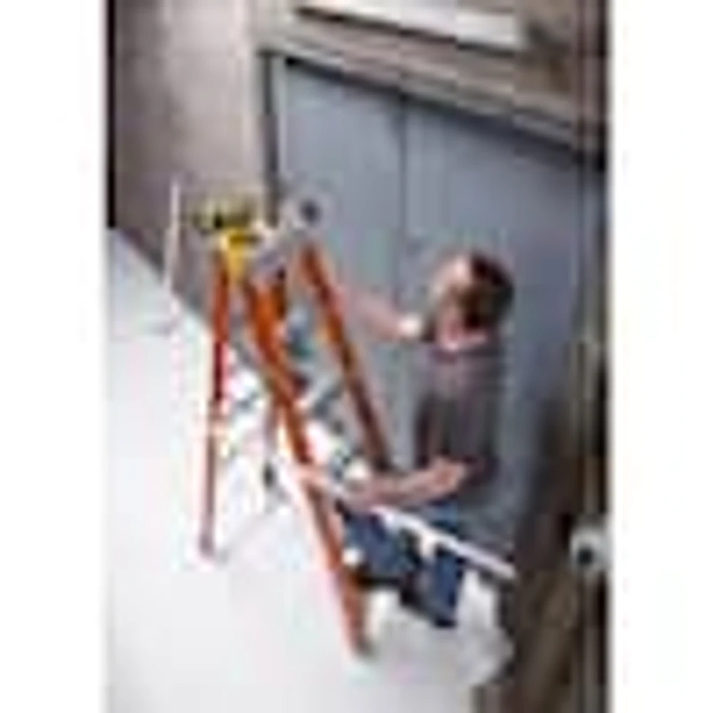 Louisville Ladder 10 ft. Fiberglass Step Ladder with 300 lbs. Load