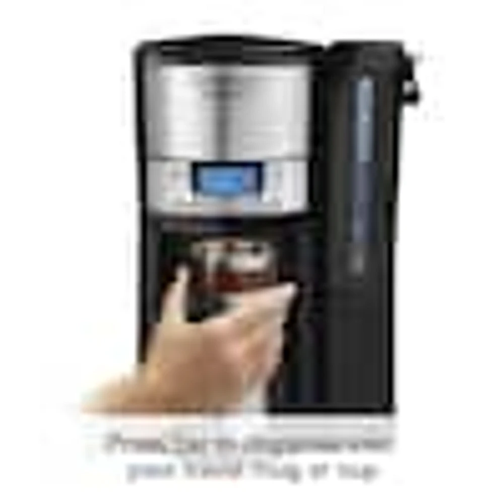 Hamilton Beach BrewStation 12 Cup Programmable Black Drip Coffee Maker
