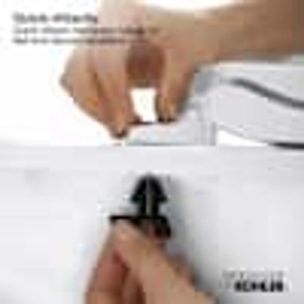 KOHLER Cachet QuietClose Elongated ClosedFront Toilet Seat with Grip