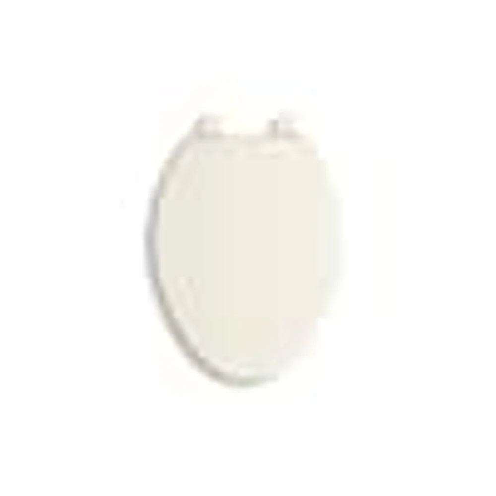 KOHLER Brevia QuietClose Elongated Closed Front Toilet Seat in Biscuit