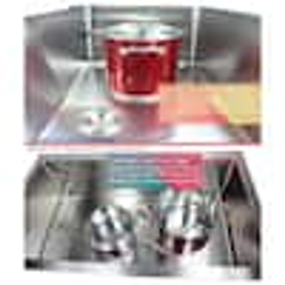 Undermount 16-Gauge Stainless Steel in. x in. x 10 in. Single Bowl Kitchen  Sink