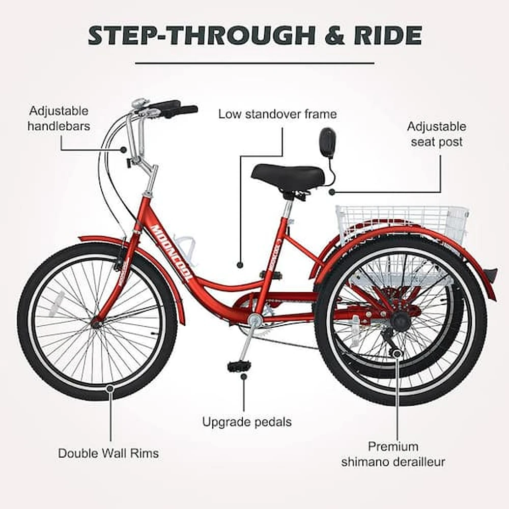 Adult tricycle frame online